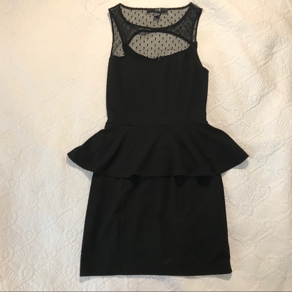 black peplum dress forever 21 Forever 21 Exclusive Little Black Dress Size S Peplum